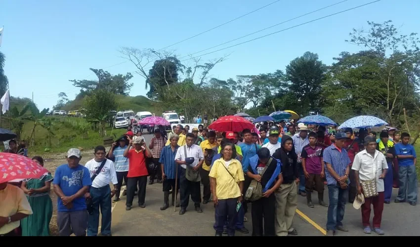 Indígenas protestan por Barro Blanco 