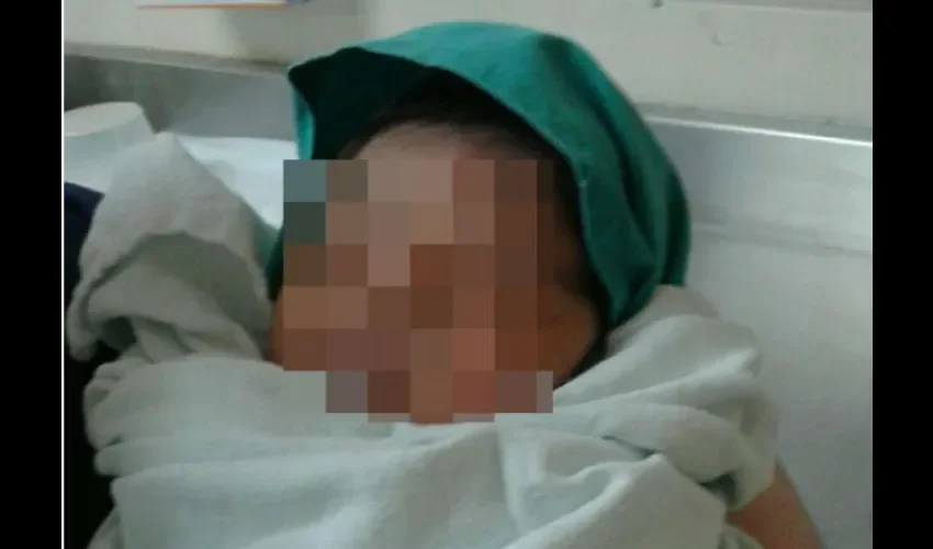 Bebé abandonado en San José