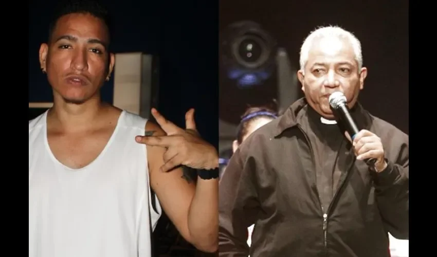 Kenny Man y padre David Cosca