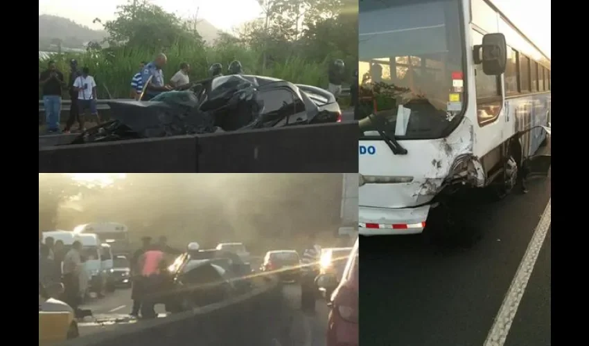 Accidente en Puente de Las Americas 