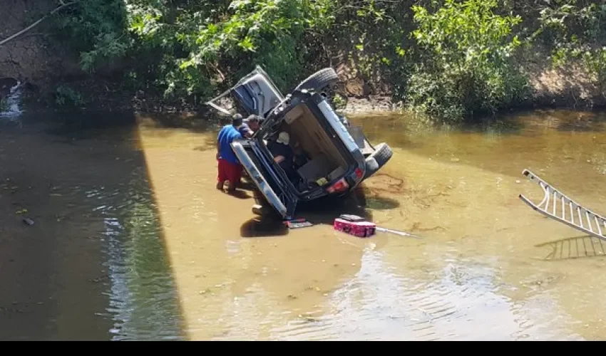 Accidente en el río  Churubé
