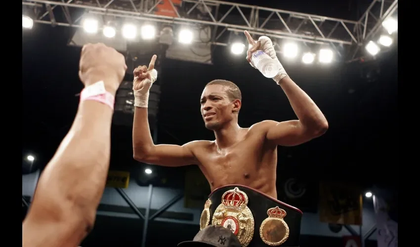 Celestino Caballero fue campeón interino de la AMB.  Archivo