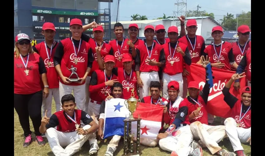 Coclé es dirigido por el consagrado técnico de Pequeñas Ligas Luis González. Cortesía