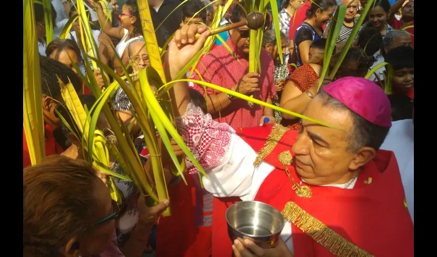 Feligreses celebraron el Domingo de Ramos. Foto: Jesús Simmons