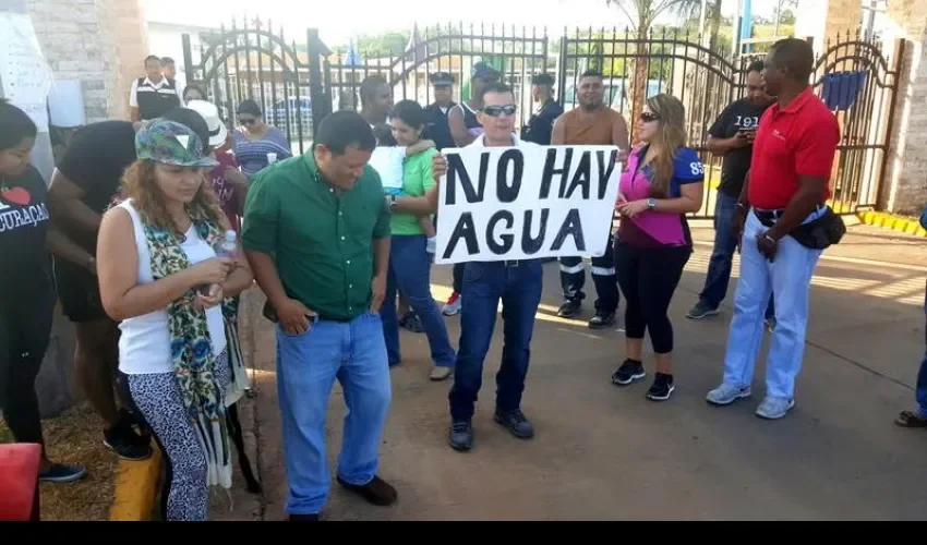 Sin agua en Panamá Oeste