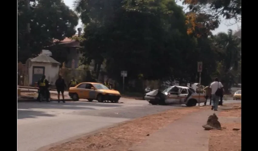 Accidente de tránsito en Balboa 