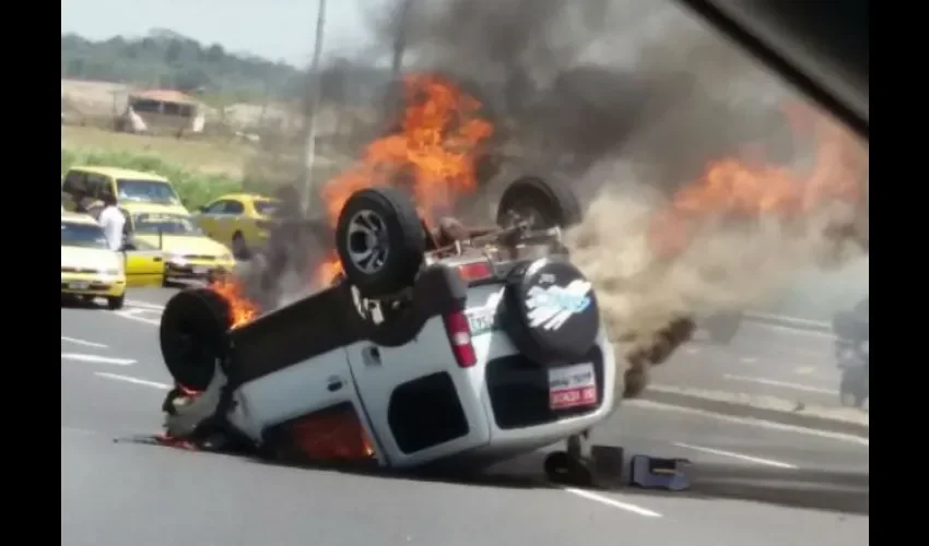 Accidente de tránsito en Colón 