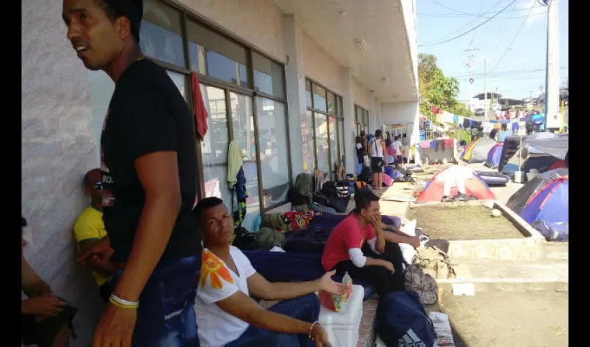 Cubanos en Paso Canoa, Panamá
