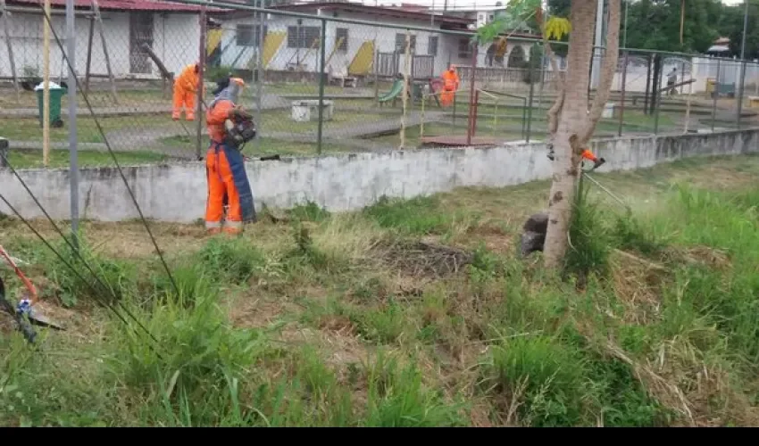 Limpieza en San Miguelito 