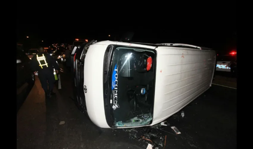 Accidente en vía Tocumen 
