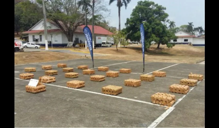 Droga decomisada en Isla Boná