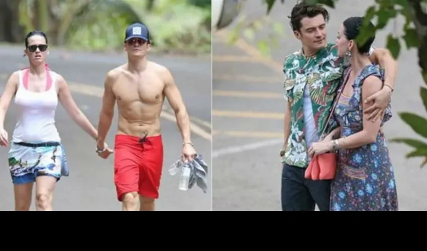 Katy Perry y Orlando Bloom 