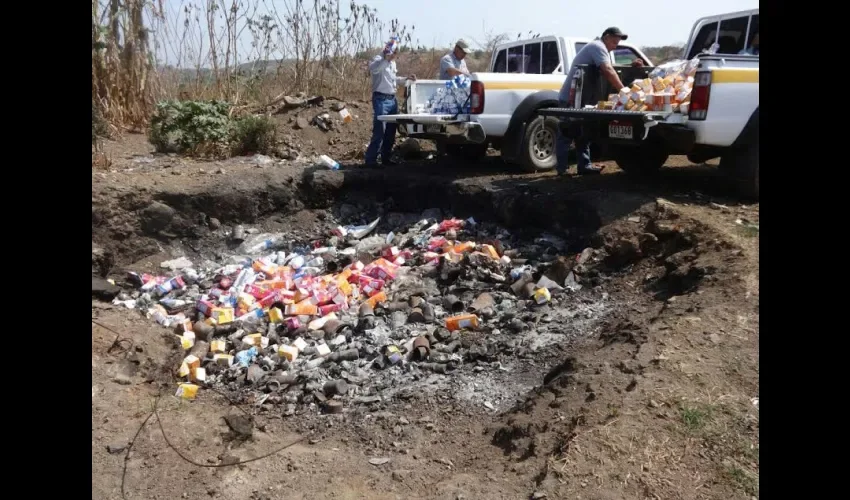 Alimentos dañados en Veraguas