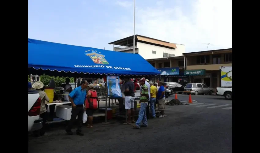 Feria del marisco en Chitré