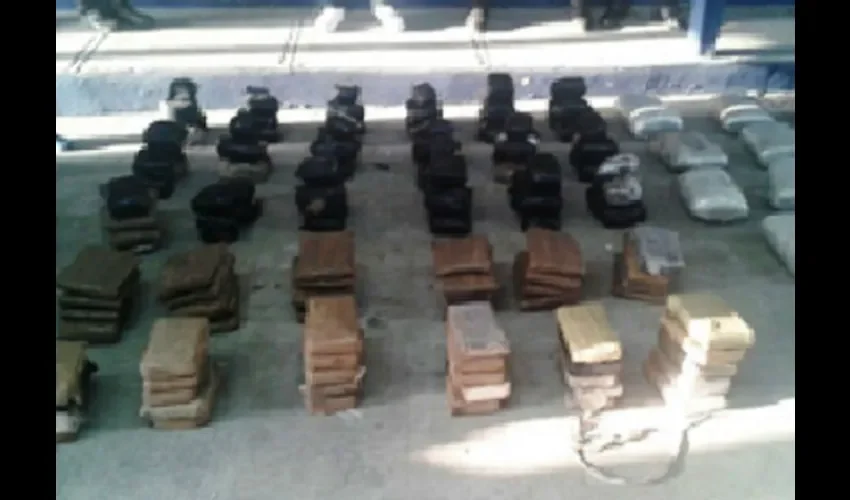 Droga decomisada en Pacora y la 24 de Diciembre 