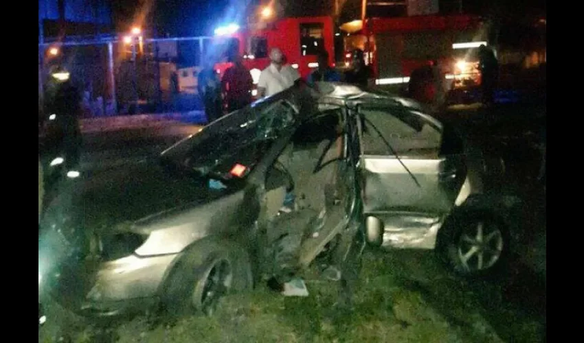 Accidente en Colón 