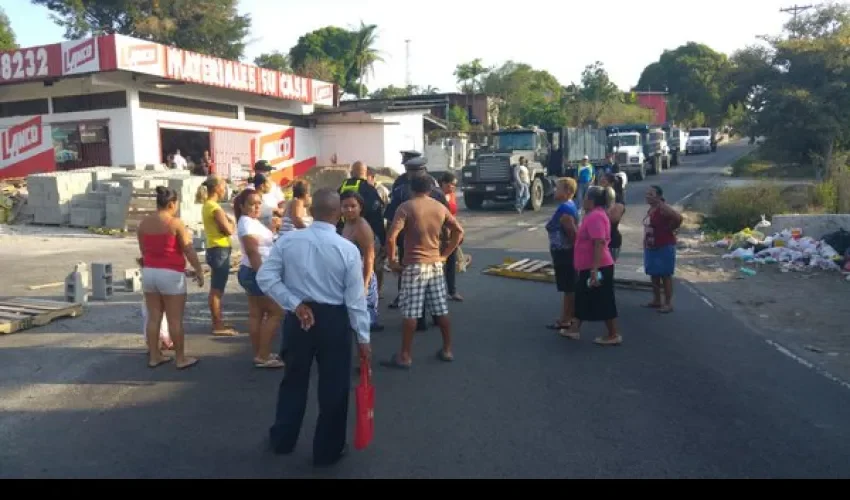 Protesta en La Cabima 