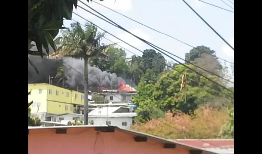 Incendio en la Loma 9 de San Miguelito 