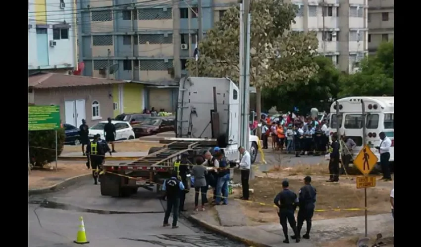 Menor de edad atropellado en El Chorrillo