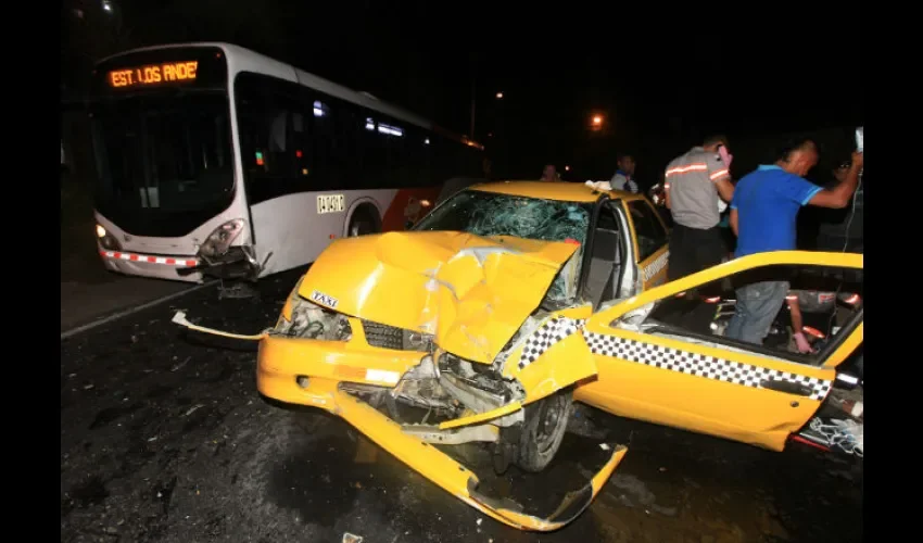 Accidente de tránsito en San Isidro 