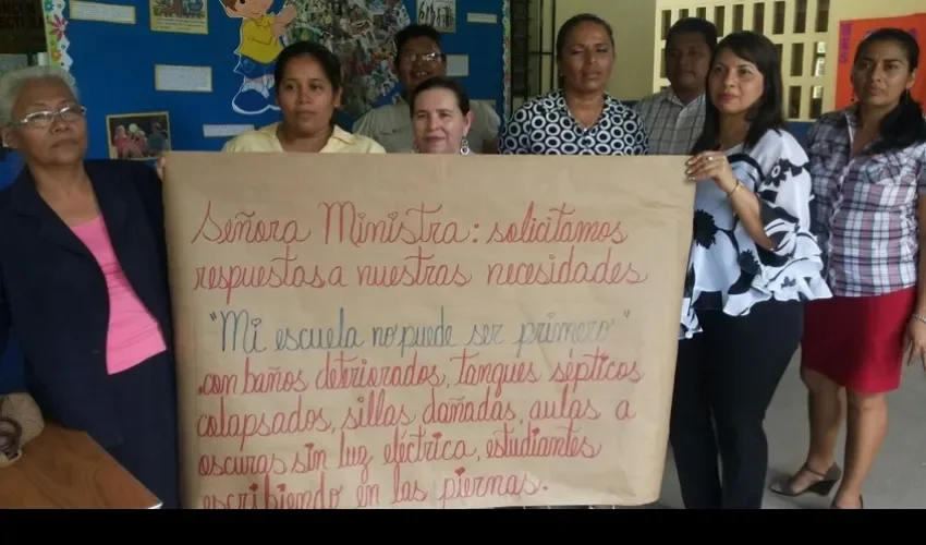 Niños están contentos con las nuevas remodelaciones. 