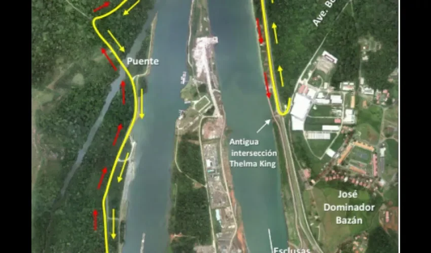 El transbordador 5 de Noviembre es operado por personal de la ACP.