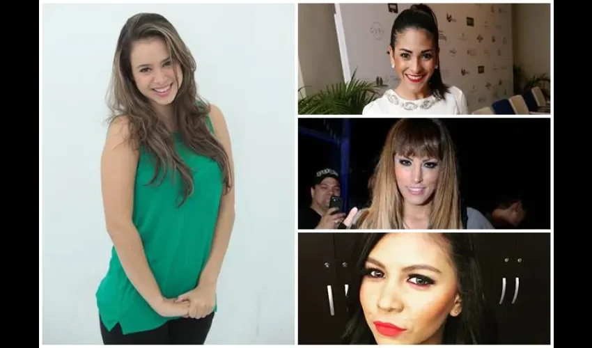 Presentadoras de televisión. 