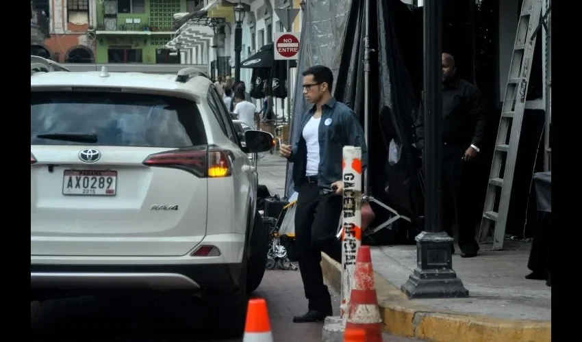 Elmis Castillo estuvo en la grabación