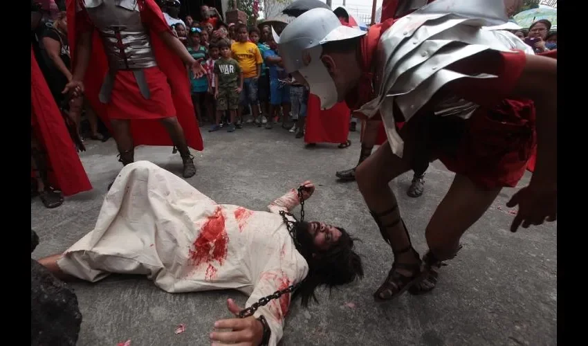 Las flagelaciones romanas.