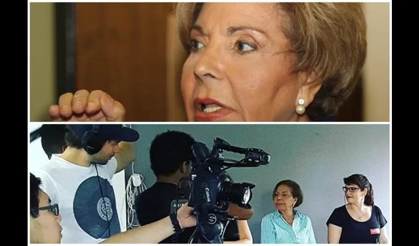 Mayín en pleno taller. 