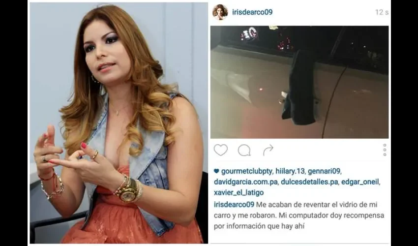 Expresentadora de televisión. 