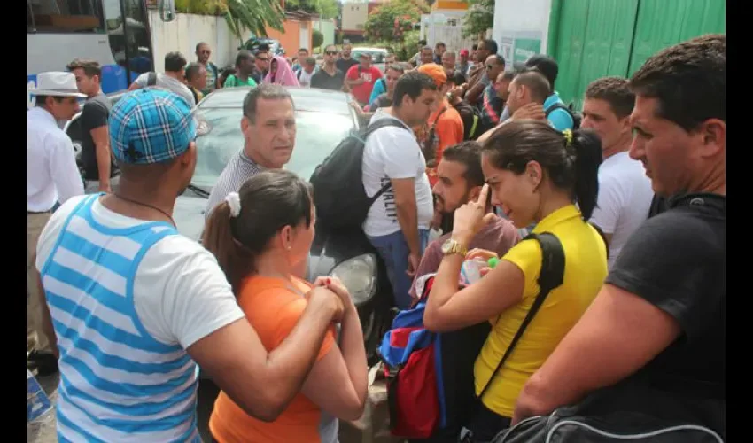 Cubanos en Paso Canoa, Panamá