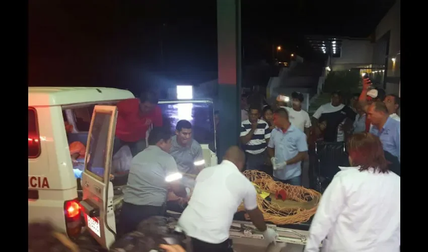 Accidente en El Peñon, comarca Ngäbe-Buglé.