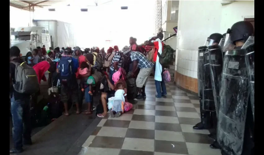 Africanos varados en Panamá 