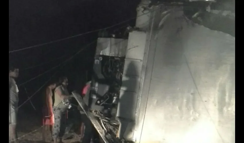 Accidente en Macaracas 