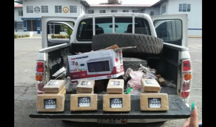 Droga decomisada en 12 de octubre