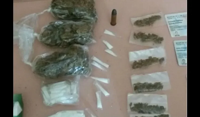 Droga decomisada en Pacora 