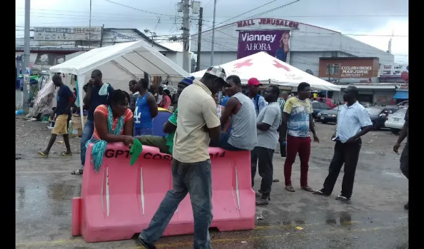 Africanos y cubanos varados en Panamá 