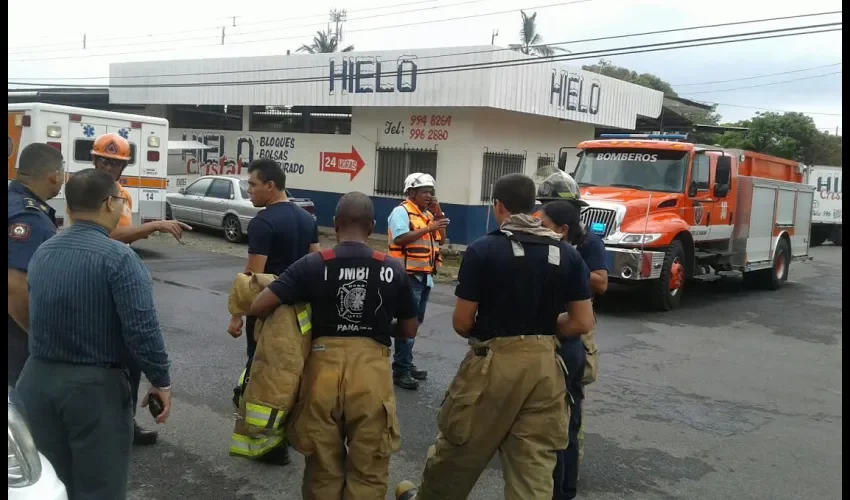 Fuga de amoniaco en Las tablas 