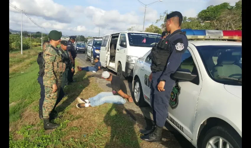 Detenidos en Vista Alegre
