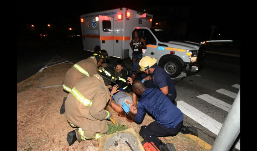 Accidente de tránsito en Balboa. 