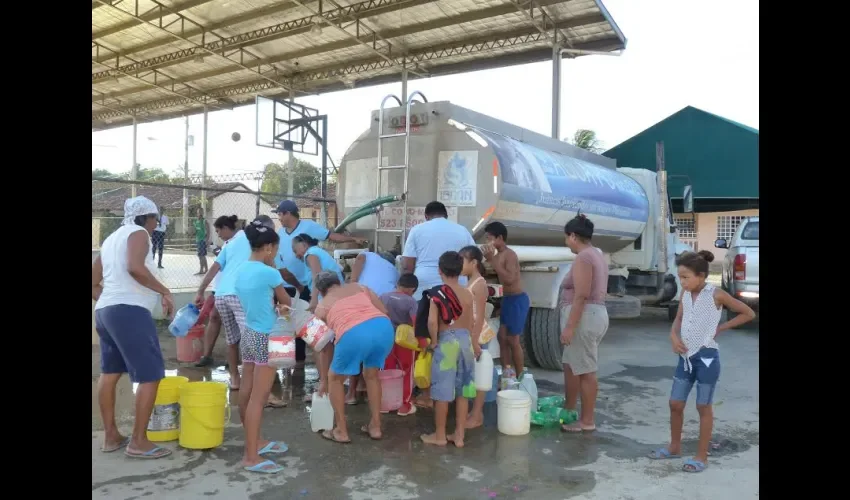 Problemas de agua en Parita 