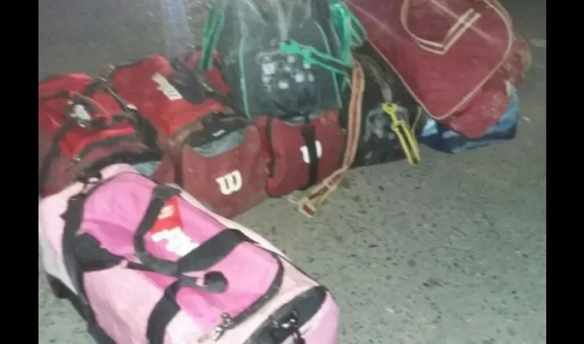 Droga  decomisada en Vía Fernández de Córboda.