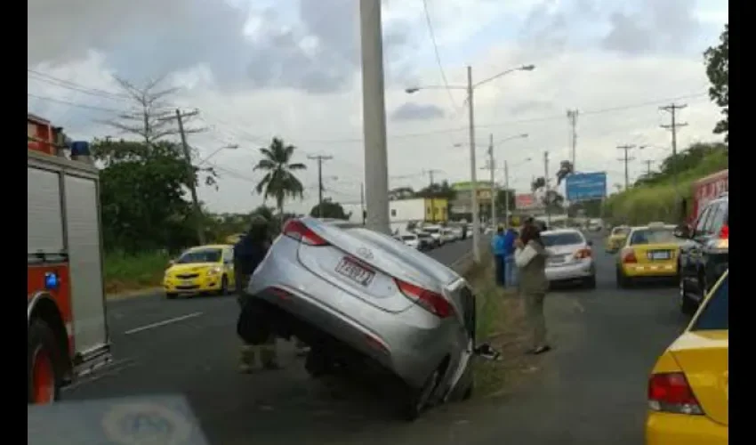 Accidente en Colón 