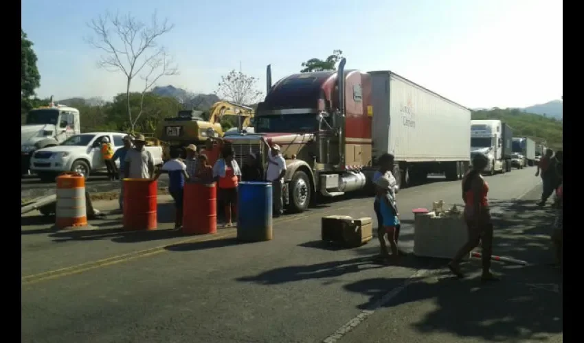 Protesta en El Piro de  Las Palmas
