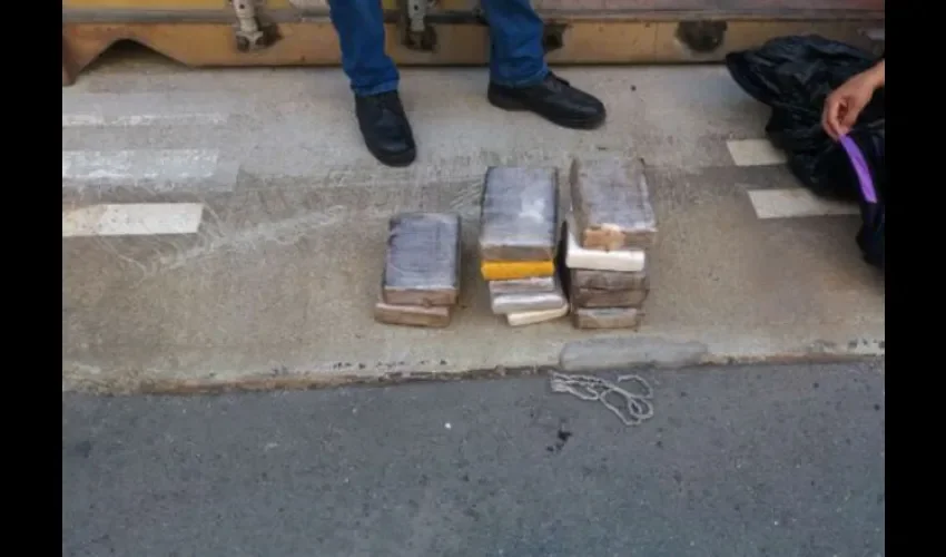 Droga decomisada en Colón 