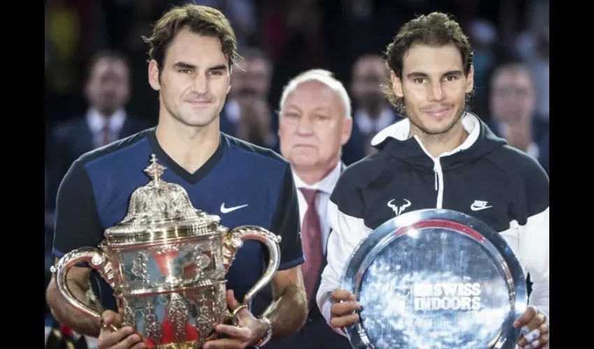 Roger Federer y Rafael Nadal 