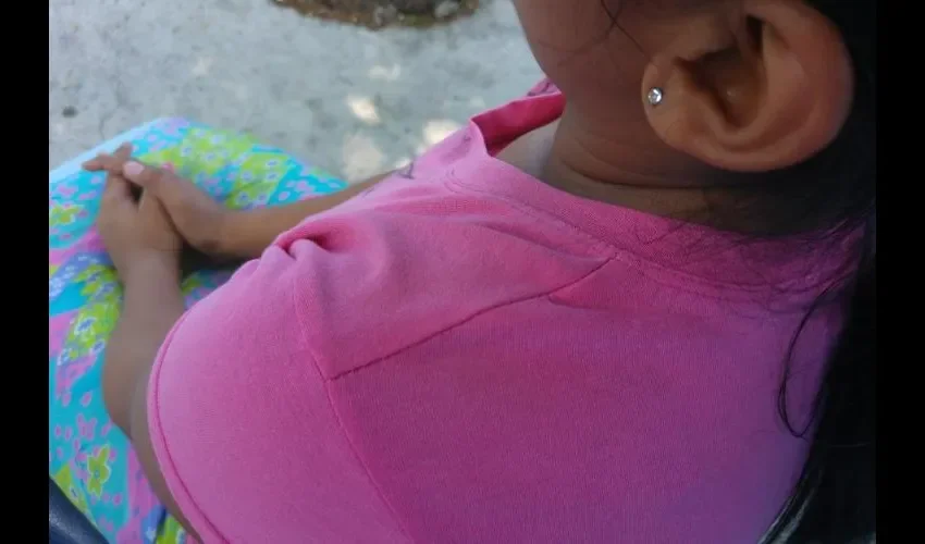 María está aprendiendo a vivir con VIH y agradece estar en el hogar.