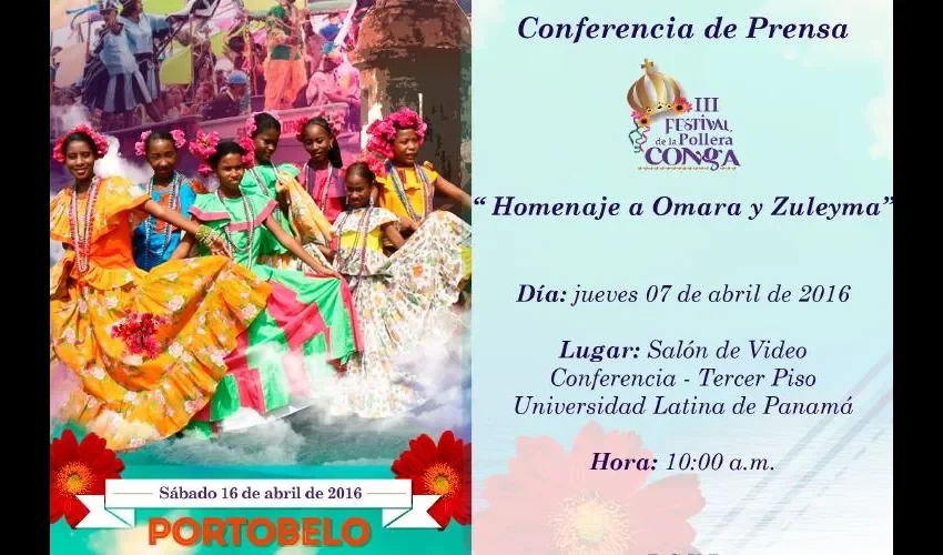 El desfile de polleras congas por las calles del pueblo, el gran encuentro de grupos congos con 15 delegaciones invitadas. 