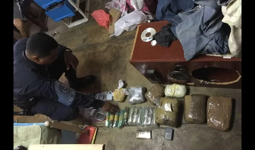 Parte de lo decomisado. Foto: Cortesía